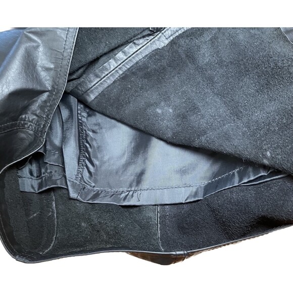 Winlit | Vintage Black Leather Skirt | Size 5/6 - Picture 6 of 8
